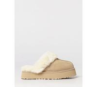Ugg Disquette Suede Mules with Shearling Lining - Size: 10 - female