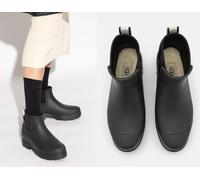 Ugg Droplet Ankle Rain-Boots Shoes Rubber Clogs Slip-On Wow
