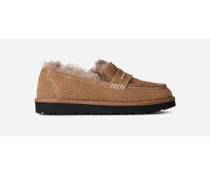 UGG® Ellis Loafer for Women in Brown, Size 6, Suede/Polyester/Wool