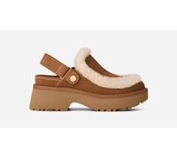 UGG® Esmee Clog in Brown, Size 5, Suede/Polyester/Leather