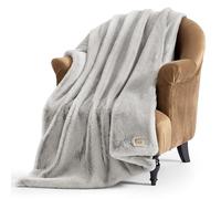 UGG Euphoria Plush Fur - Reversible Throw Blanket, Seal
