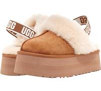 UGG Female Funkette Slipper, Chestnut, 10 (UK)