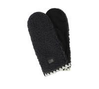 UGG FLUFF BLACK MITTENS S/M