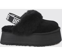 Ugg Funkette Suede Slingback Mules with Platform Wedge Sole - Size: 6 - female