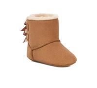 UGG Girls Baby Bailey Bow Fashion Boot, Chestnut, 0.5 UK