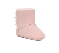 UGG Girls Baby Bailey Bow Fashion Boot, Seashell Pink, 0.5 UK