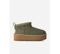 UGG Girls Classic Ultra Mini Platform Boots in Green - Green - EU 33.5 UK 1 US 2