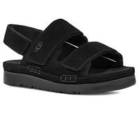 UGG Girls Goldenstar Slingback Sandal, Black, 1 UK