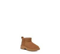 UGG girls K Classic Ultra Mini New HeightsFashion Boot, Chestnut, 1 US Big Kid