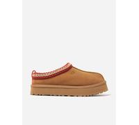 UGG TAZZ CHESTNUT SUEDE MULE PLATFORM SHOES WOMENS SLIPPERS NEW in box