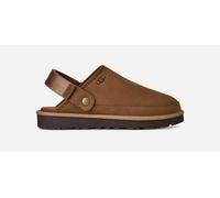UGG® Goldencoast Clog II Nubuck in Brown, Size 6, Nubuck/Polyester/Leather