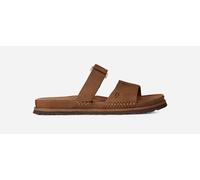 UGG® GoldenGaze Slide in Brown, Size 6, Leather/Polyester