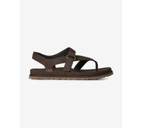 UGG GoldenGaze Toe Post Sandals Dark Brown Women - 38