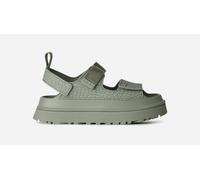 UGG® GoldenGlow Embossed Sandal in Artichoke, Size 9, Polyurethane/Polyester