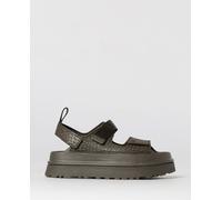 Ugg GoldenGlow Embossed Sandal in Coconut Embossed Rubber - Size: 10 - female