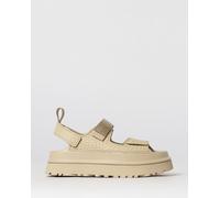 Ugg GoldenGlow Embossed Sandal in Coconut Embossed Rubber - Size: 8 - female