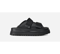 UGG® GoldenGlow Slide for Kids in Black, Size 2, Polyester