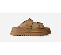UGG® GoldenGlow Slide for Kids in Dark Sand, Size 13K, Polyester