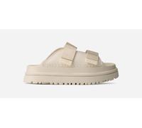 UGG® GoldenGlow Slide for Kids in White, Size 13K, Synthetic/Polyester