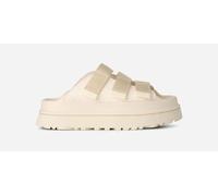 UGG® GoldenGlow Slide for Women in White, Size 7, Synthetic/Polyester