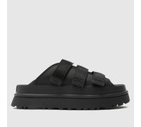 UGG® GoldenGlow Slide for Women in Black, Size 3, Polyester