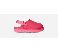UGG® Goldenstar Clog for Kids in Pink Bloom, Size 11, Suede/Polyester