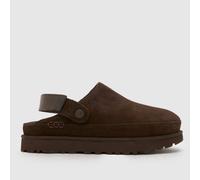 UGG Goldenstar Clog Sandals in Dark Brown UK 3 (EU 36)
