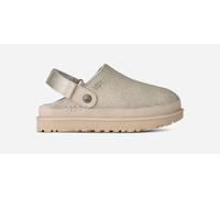 UGG® Goldenstar Crackle Clog in Crackle White, Size 5, Polyester/Leather
