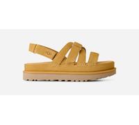 UGG® Goldenstar Gleam Sandal in Wheat Field, Size 4, Suede/Polyester