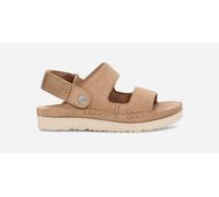 UGG® Goldenstar Glide for Kids in Sandal in Tan, Size 13K, Suede/Polyester