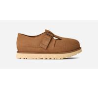 UGG® Goldenstar Mary Jane in Brown, Size 4, Suede/Polyester