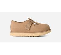 UGG® Goldenstar Mary Jane in Tan, Size 3, Suede/Polyester