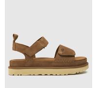Ugg - Platform sandals - W Goldenstar Chestnut for Women in Recycled Polyester - Size 7 US - Brown Brown