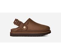 UGG® Goldenstar Villa Clog for Women in Brown, Size 9, Nubuck/Polyester/Leather