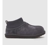 UGG® Classic Ultra Mini Stretch Cuff Boot for Kids in Grey, Size 4, Suede/Textile/Recycled Materials