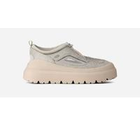 UGG® Heritage Utility Axoid Crackle Trainer in White, Size 8, Polyester/Leather