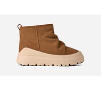 UGG® Heritage Utility Mini Boot in Brown, Size 9, Suede/Polyester/Wool