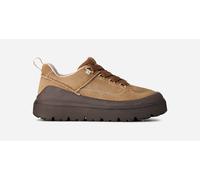 UGG® Heritage Utility Trainer Knoll in Brown, Size 4, Suede/Polyester/Cotton