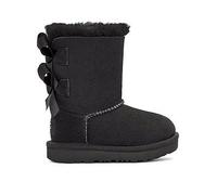 UGG® Bailey Bow II Boot for Kids in Black, Size 5, Leather