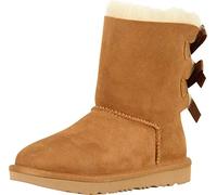 UGG® Bailey Bow II Boot for Kids in Brown, Size 1, Leather/Wool