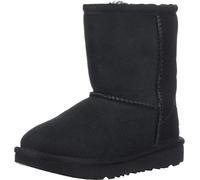 UGG® Classic Short II Boot for Kids in Black, Size 1, Twinface/Polyester/Wool