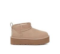 UGG Kids Classic Ultra Mini Platform Boot, Beige, Size 1 Older Beige