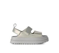 UGG Girls Glossy Sparkles GoldenGlow Sandals in Silver - Silver - US 2 EU 33.5 UK 1