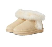 UGG Kids' K Classic Ultra Mini Chalet Boot, Sandcastle, 4