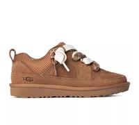 UGG® Lo Lowmel Sneaker for Kids in Brown, Size 1, Suede