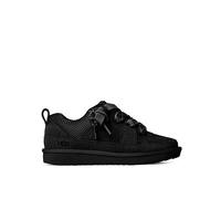 UGG® Lo Lowmel Sneaker for Kids in Black, Size 1, Suede/Polyester