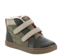 UGG® Rennon II Trainer for Kids in Antilope/Mustard Seed/Warm Red, Size 5, Leather