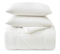 UGG King Comforter Set - 3 Piece Luxury Reversible Plush King Size Comforter Set with Down Alternative Fill, Soft Bedding Set with 2 King Shams for Home & Bedroom Decor, White Snow (Corey)