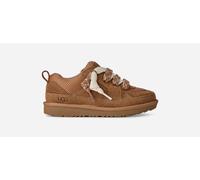 UGG® Lo Lowmel for Kids in Brown, Size 2, Suede/Textile/Polyester
