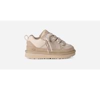 UGG® Lo Lowmel in White, Size 7, Suede/Textile/Polyester